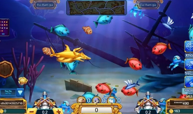 Giao diện chơi Bắn Cá Vua Hải Tặc Tại 188Bet