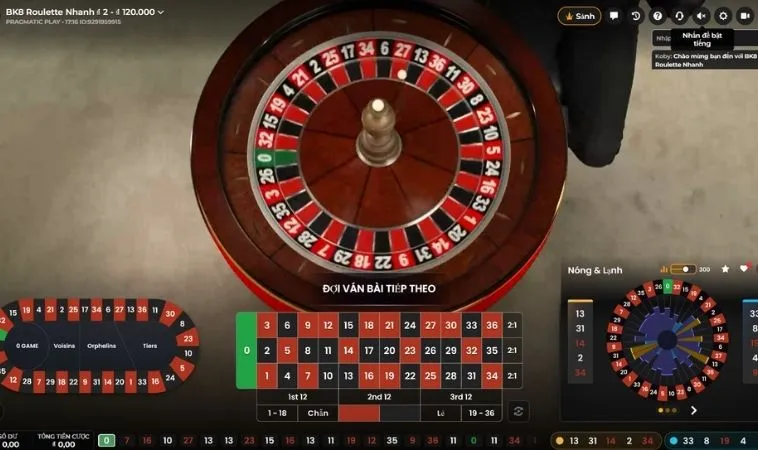 Các loại cược trong game Roulette 188Bet